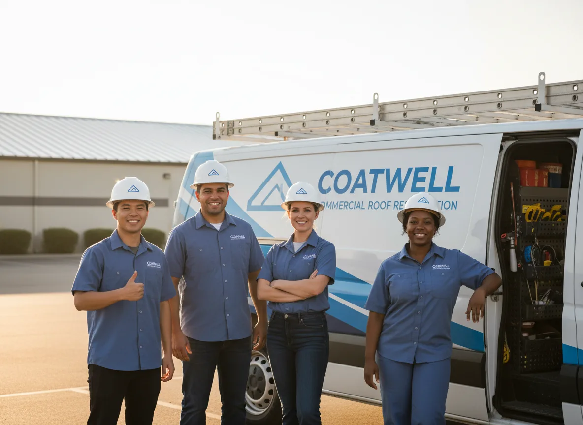 Commercial roof coating company in Hitchita, OK